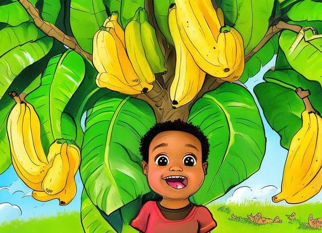 香蕉的故事儿童画 关于香蕉的幼儿绘本故事 香蕉的故事儿童画 关于香蕉的幼儿绘本故事