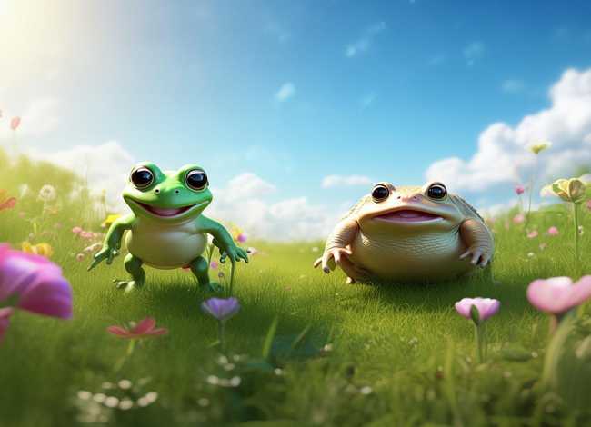 青蛙和蟾蜍绘本故事春天来了 小青蛙和小蟾蜍绘本故事春天到了