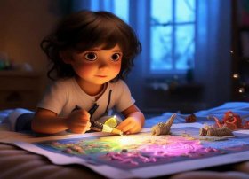 幼儿睡前故事神笔马良 - 阿布睡前故事神笔马良