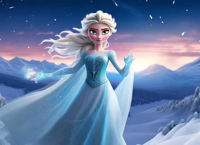 艾莎公主的故事儿童动画版 艾莎公主的故事动画片