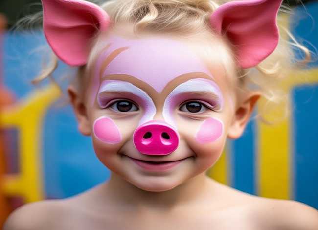小猪儿童故事表演妆容（小猪猪儿童妆容）