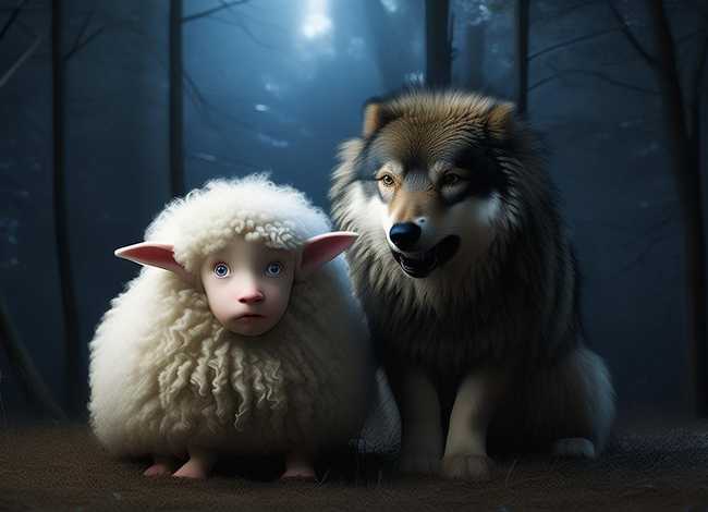 3-6岁幼儿睡前故事披着羊皮的狼 - 五岁小孩故事睡前故事披着羊皮的狼