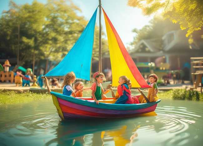 帆船的故事幼儿园；幼儿园小帆船的故事