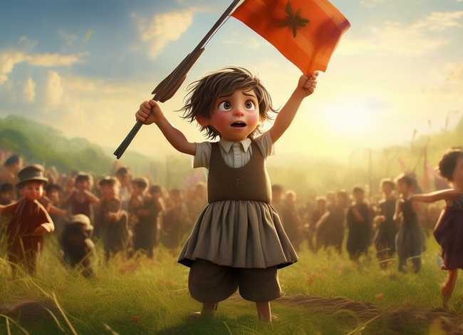 小朋友革命故事；小朋友革命故事视频