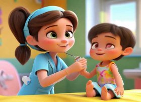 打针故事动画片 - 打针动画视频故事