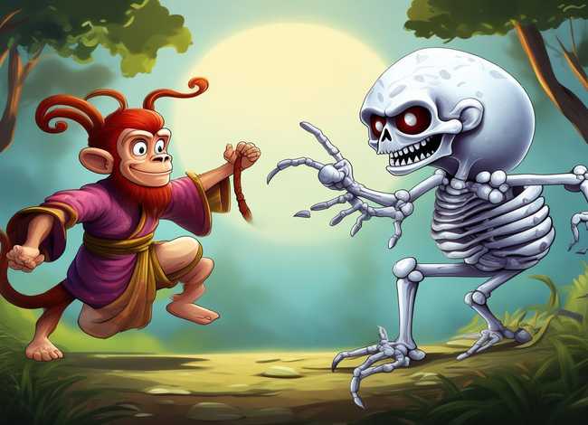 孙悟空三打白骨精儿童故事注音版（孙悟空三打白骨精幼儿故事）