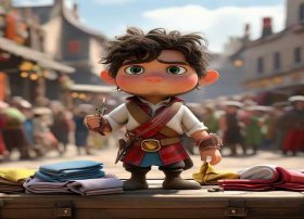 勇敢的小裁缝完整故事 - 勇敢的小裁缝完整故事内容