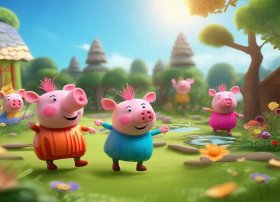 小猪佩奇故事简介、小猪佩奇故事简介正面是什么样子