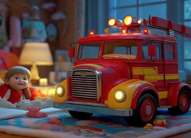 儿童消防车睡前小故事 - 幼儿睡前故事消防车