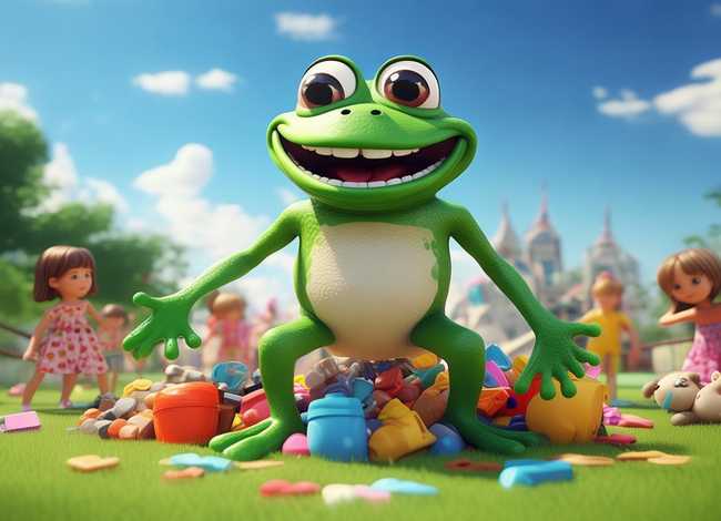 幼儿故事表演逞强的青蛙 - 幼儿园故事逞强的青蛙演示