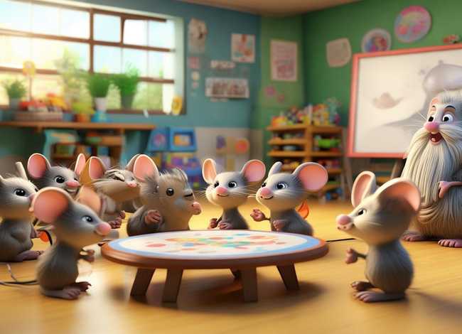儿童早教故事老鼠开会 老鼠开会故事教学视频