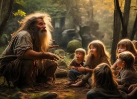 野人的故事儿童；野人的民间故事