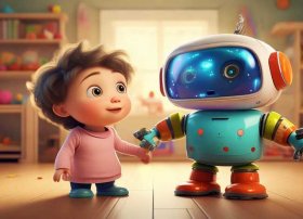 关于一个儿童机器人的故事、关于机器人的儿童动画片