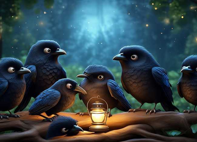 6至7岁儿童睡前故事乌鸦 - 幼儿睡前故事七只乌鸦