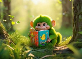 儿童故事书小猴子的故事 - 关于小猴子的故事书