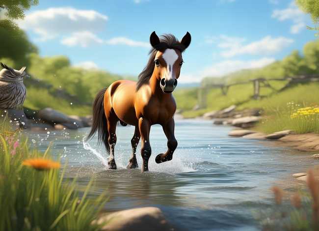 儿童故事小马过河的故事，小马过河的故事 幼儿小故事