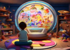 儿童投影故事机、故事机投影仪