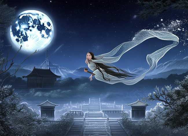 嫦娥如何奔月儿童故事 神话故事嫦娥是如何奔月的