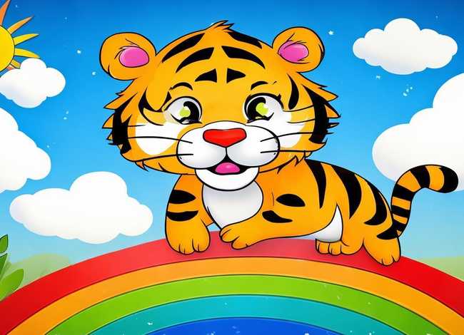 老虎儿童画 - 老虎儿童画图片大全 老虎儿童画 - 老虎儿童画图片大全