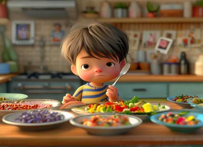 不吃饭的小孩的儿童故事，不爱吃饭的小孩故事视频