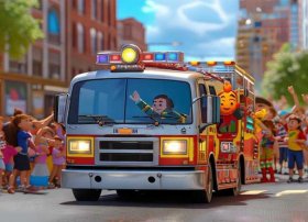 救援故事儿童读物；救援车故事绘本