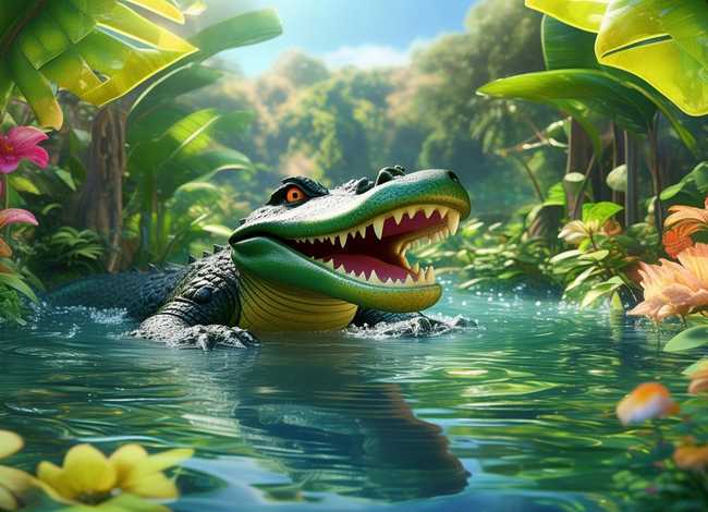 儿童故事大鳄鱼 - 大鳄鱼的故事幼儿故事 儿童故事大鳄鱼 - 大鳄鱼的故事幼儿故事