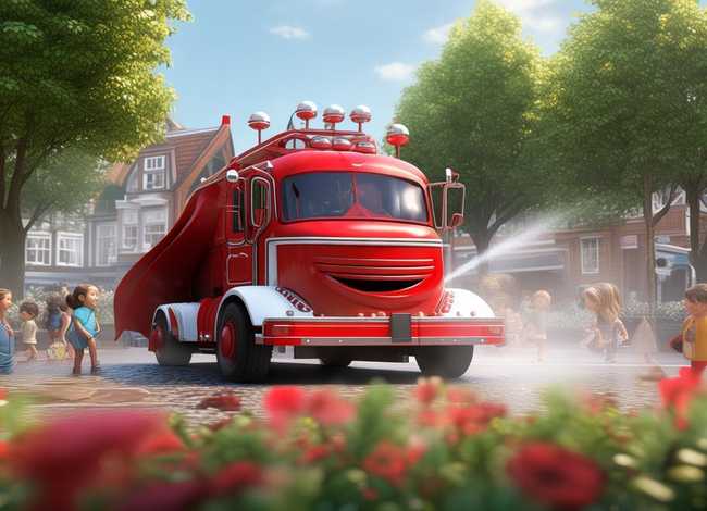 善良的洒水车绘本故事（善良的洒水车绘本故事内容）