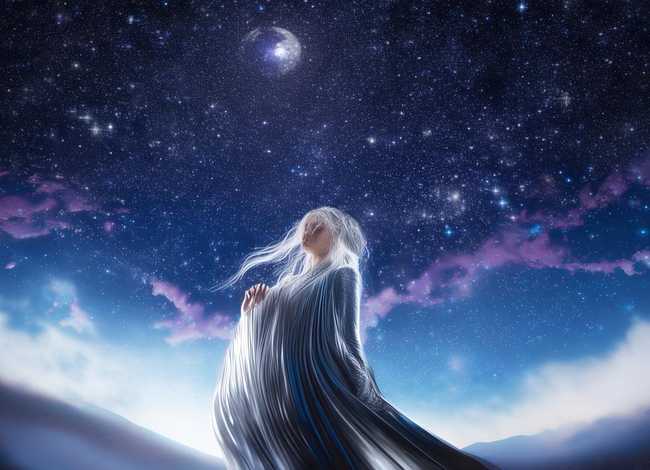 关于星空的网名超仙 - 关于星空的网名超仙女