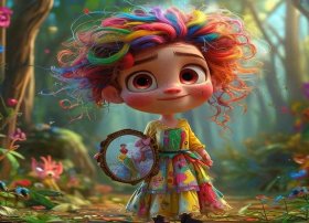 丑姑娘儿童故事 寓言故事丑姑娘