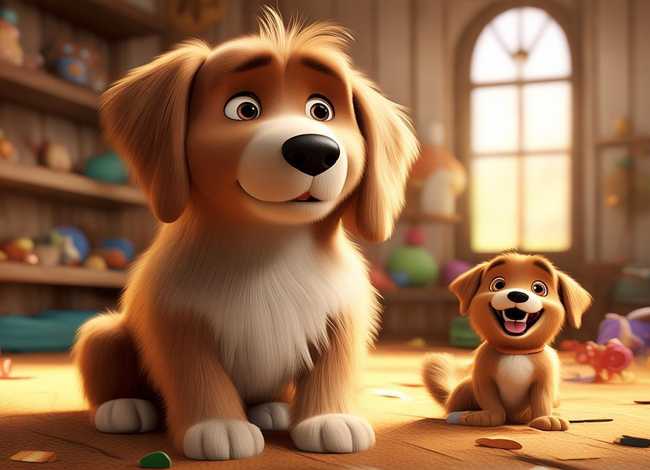 大狗的故事儿童故事大全 大狗和小狗的故事内容