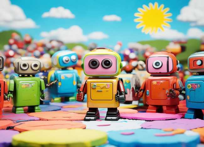 儿童机器人画画图片大全、儿童机器人画画图片大全简单