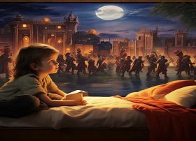 睡前小故事阿里巴巴和四十大盗，阿里巴巴和四十大盗睡前故事文字