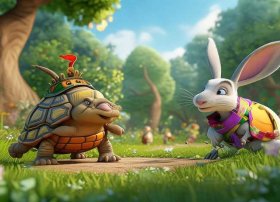 儿童故事龟兔赛跑文字 - 少儿故事龟兔赛跑文字