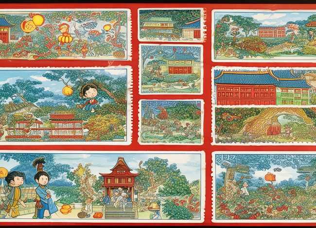 中国邮政儿童故事邮票专题册,中国邮政邮票儿童画 中国邮政儿童故事邮票专题册,中国邮政邮票儿童画