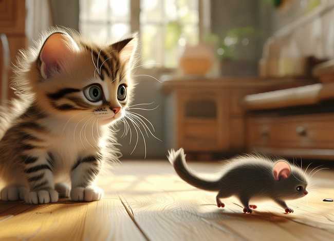 小猫为什么吃老鼠儿童故事 - 猫为什么吃老鼠的故事视频
