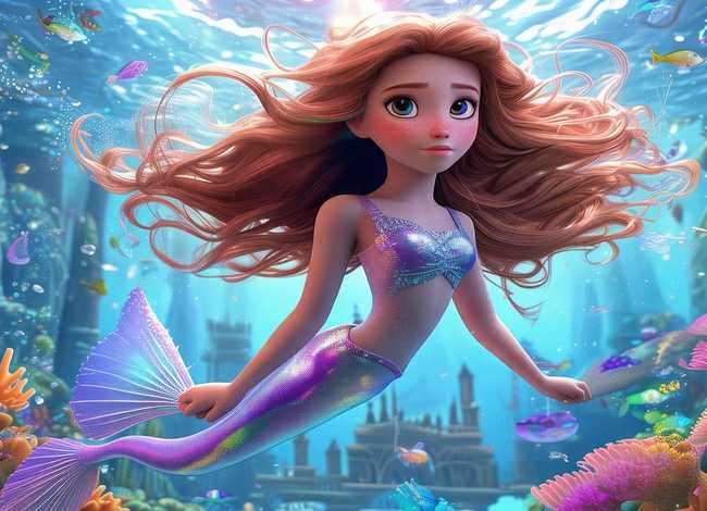 美人鱼故事儿童动画 美人鱼的故事 动画片