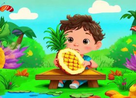 关于菠萝水果的幼儿故事、关于菠萝水果的幼儿故事简短