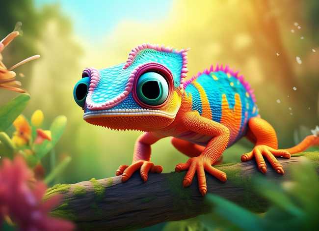 变色龙的故事儿童版 变色龙的幼儿故事