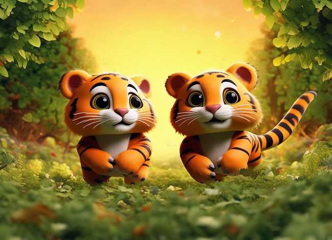 儿童故事两只老虎视频（两只老虎的故事视频）