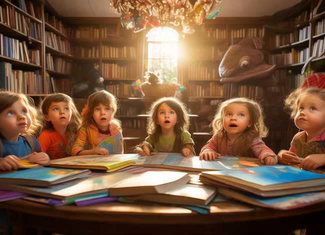 儿童故事图书馆、关于图书馆的幼儿故事