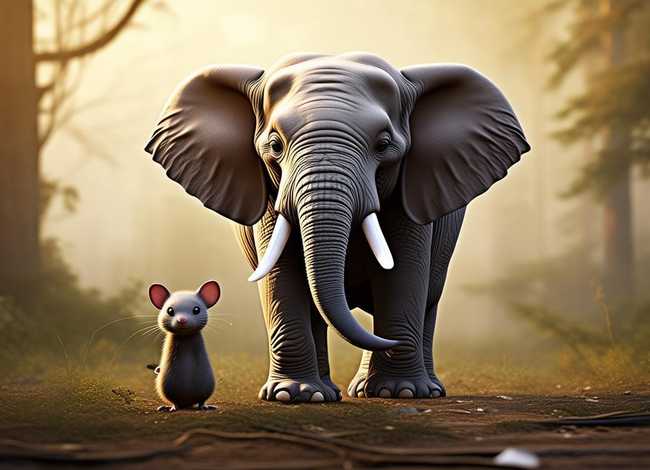 大象和老鼠的故事 大象和老鼠的故事启发
