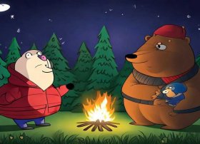 儿童睡前故事光头强和熊大熊二；光头强和熊的故事