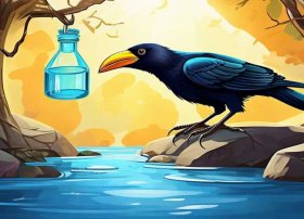 儿童故事乌鸦喝水视频播放、小儿故事乌鸦喝水视频