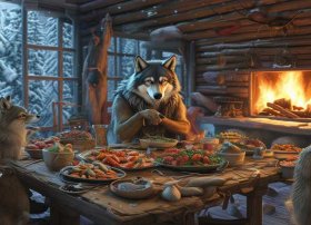 老狼请客的讲故事视频 - 老狼请客的故事讲听