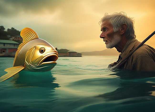 渔夫和金鱼故事(渔夫和金鱼故事完整版) 渔夫和金鱼故事(渔夫和金鱼故事完整版)