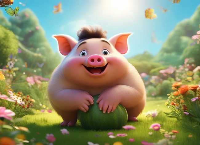 少儿睡前故事猪八戒吃西瓜上集 - 少儿睡前故事365猪八戒吃西瓜