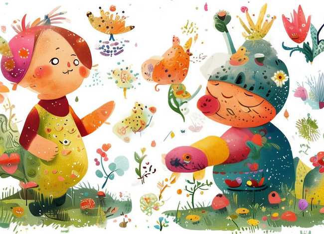 屈原的故事儿童版简笔画 屈原儿童画简笔画