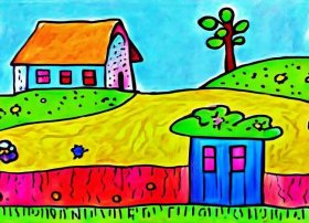 二年级儿童画大全图片，二年级儿童画大全图片简单