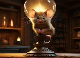 小老鼠又上灯台咯绘本故事、小老鼠又上灯台咯绘本故事图片