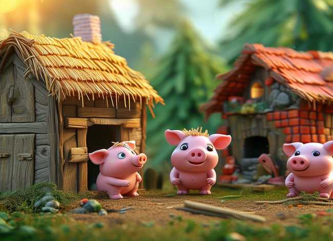 故事 三只小猪盖房子 - 绘本故事三只小猪盖房子 故事 三只小猪盖房子 - 绘本故事三只小猪盖房子